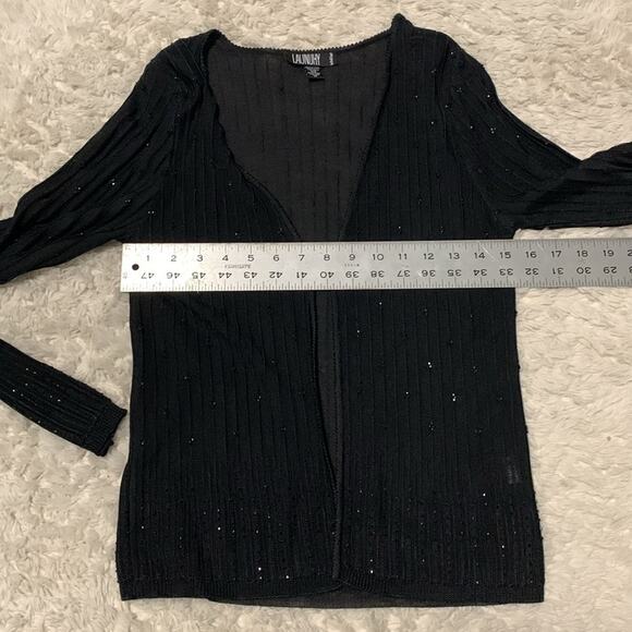 Laundry by Shelli Segal Beaded Cardigan and Tank Set - Picture 13 of 16